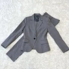 スーツカンパニー レディースセットアップスーツ ライトグレー 春夏 洗えるM/S