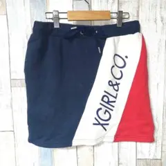 エックスガール⭐️スウェットミニスカートスポーティー　M相当　ゴルフXgirl