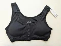 授乳ブラジャー　フロントオープンブラジャー LLサイズ 黒のサムネイル