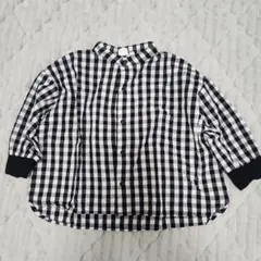 ベビー服　チェック柄シャツ90cm