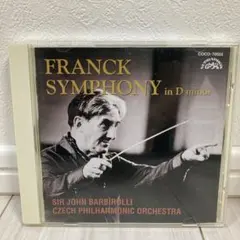 フランク：交響曲 ニ短調 CD バルビローリ/チェコフィル