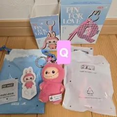 【正規品】ラブブ イニシャル pin for love「Q」セット売り