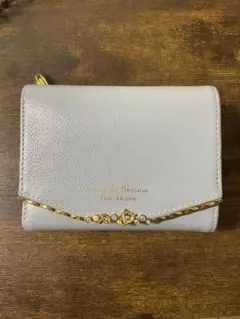 最終値下げ！サマンサタバサ ライトブルー 三つ折り財布