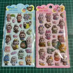 ラブブ　ボンボンドロップシール　2枚セット　B