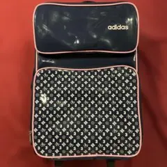 【希少品】『adidas』エナメルキャリーケース（ネイビーXピンク）のサムネイル