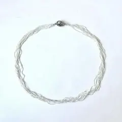 超極小淡水パールネックレス