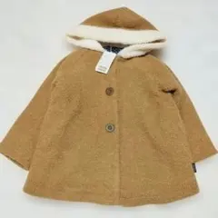 新品未使用　kladskap　クレードスコープ　中綿コート　ブラウン　110