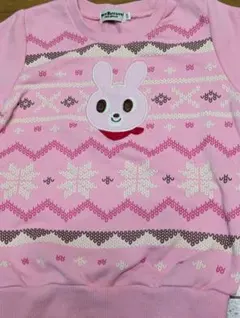 HOTBISCUITS mikiHouse かわいいトレーナー うさぎ 120