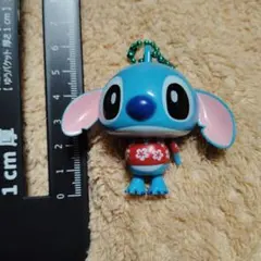 スティッチ キーホルダー 花柄