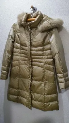 新品未使用★フード付き ロングダウンコート★