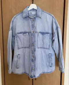 ZARA ザラ オーバーサイズデニムシャツ ジャケット