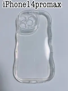 iPhone14promax なみなみクリアケース　クリア　透明