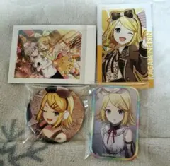 鏡音リン グリ缶 スクエア缶バッジ パシャこれ エピカ セット