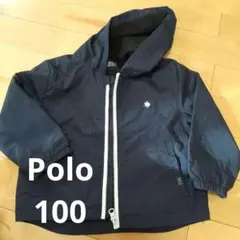 Polo フード付きジャケット 100 ネイビー