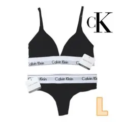 【新品未使用✨️】カルバンクライン ブラ＆ショーツ Tバック 上下セット Lサイズ