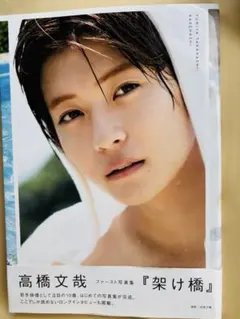 高橋文哉ファースト写真集 『架け橋』 ポストカード付き/直筆サイン