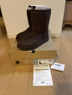 UGG W CLASSIC SHORT II ブラウン 5