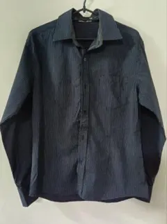 【値下げ中】MK MICHEL KLEIN HOMME ネイビー長袖シャツのサムネイル