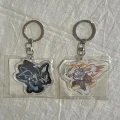 ポケットモンスターブラックキュレム・ホワイトキュレムキーホルダー2個セット