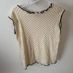 aosta ドット メロー トップス