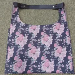 ローラーアシュレイ トートバック ホーリーホックス柄