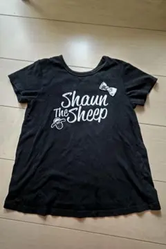ひつじのショーン Tシャツ ブラック110のサムネイル