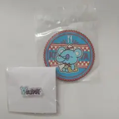 BT21 一番くじコースター&ピンバッチ〖KOYA〗