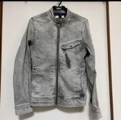 ジースターロゥ　グレー　デニムジャケットXS