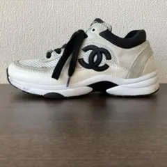 シャネル スニーカー Low TOP Trainer ココマーク 21cm相当のサムネイル