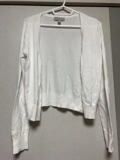 H&M ホワイト カーディガン XS