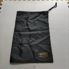 ZETT シューズ袋 約39×27cm ブラック ナイロン製