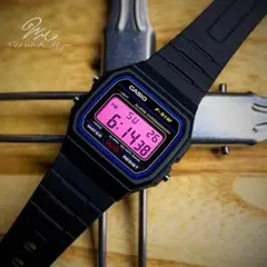 ⭐️新品未使用⭐️ CASIO チプカシ【ピンク液晶】F-91W-1JH