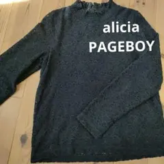 aliciaPAGEBOY　レディース　キレイめレースカットソー