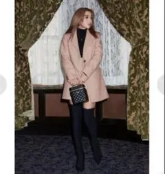 バーバリーブルーレーベル ケーブルニットドッキングワンピース ミニ