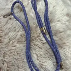 ケースティファイ　スマホストラップ　6m 紫