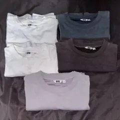 ユニクロ エアリズムコットンオーバーサイズTシャツ 5枚セット