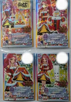 4055♤クイーンズレッドコーデ エルザ プロモーション アイカツ スターズ 4055♤クイーンズレッドコーデ エルザ プロモーション アイカツ