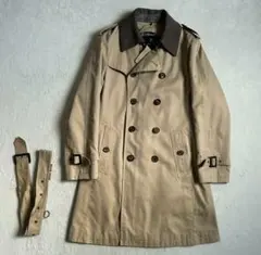 【美品】バーバリー ブラックレーベル 表記LL トレンチコート 完品 ベージュ