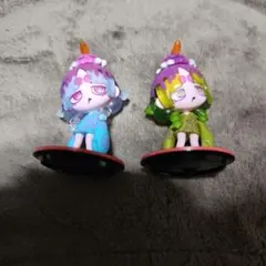 ウイルスイーツフィギュアコレクション　あんみつ　抹茶あんみつ　セット