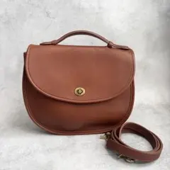 old coach 2way Plaza bag leather