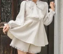 ROJITA（ロジータ） BIGリボンツイードセットアップ （ホワイト）