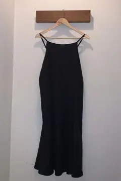 キャミワンピース ブラック リボン