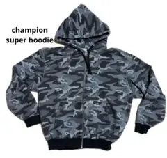champion super hoodie スーパーフーディ　迷彩　カモフラ