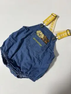 デニムロンパース　バースデイ