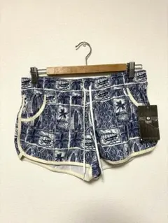 タグ付き　サーフパンツ　水着　短パン　青　ブルー　レディース　Lサイズ