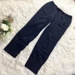 エンポリオアルマーニ スウェットパンツ リブ ネイビー 紺 メンズM レディＬ
