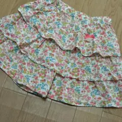 美品 タルティーヌエショコラ 120cm リバティ フリルキュロットスカート