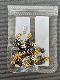 メタルチェーンパーツ シルバー ゴールド ブラック