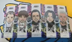 岩田剛典/今市隆二/ØMI/NAOTO/ELLY/千社札クリアカード セット