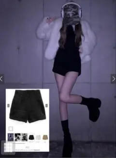 GRL ラメシャギーショートパンツ [sm221]